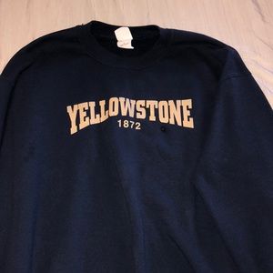 Navy Yellowstone Sweatshirt